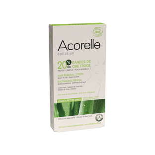 Bandes de Cire Froide Visage Certifiée Bio x 24