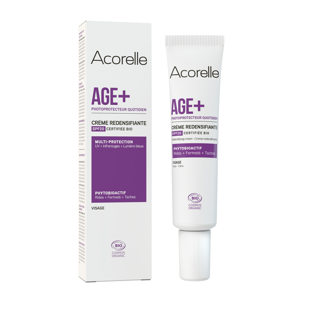 Crème Redensifiante Visage Âge+ SPF20 Certifiée Bio