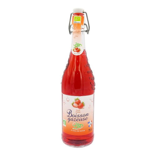Boisson Gazeuse Goût Fraise Bio