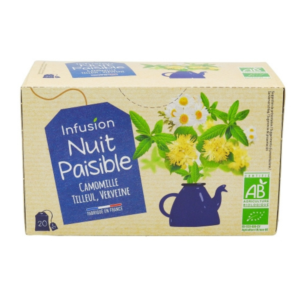 Infusion pour la nuit bio x 20