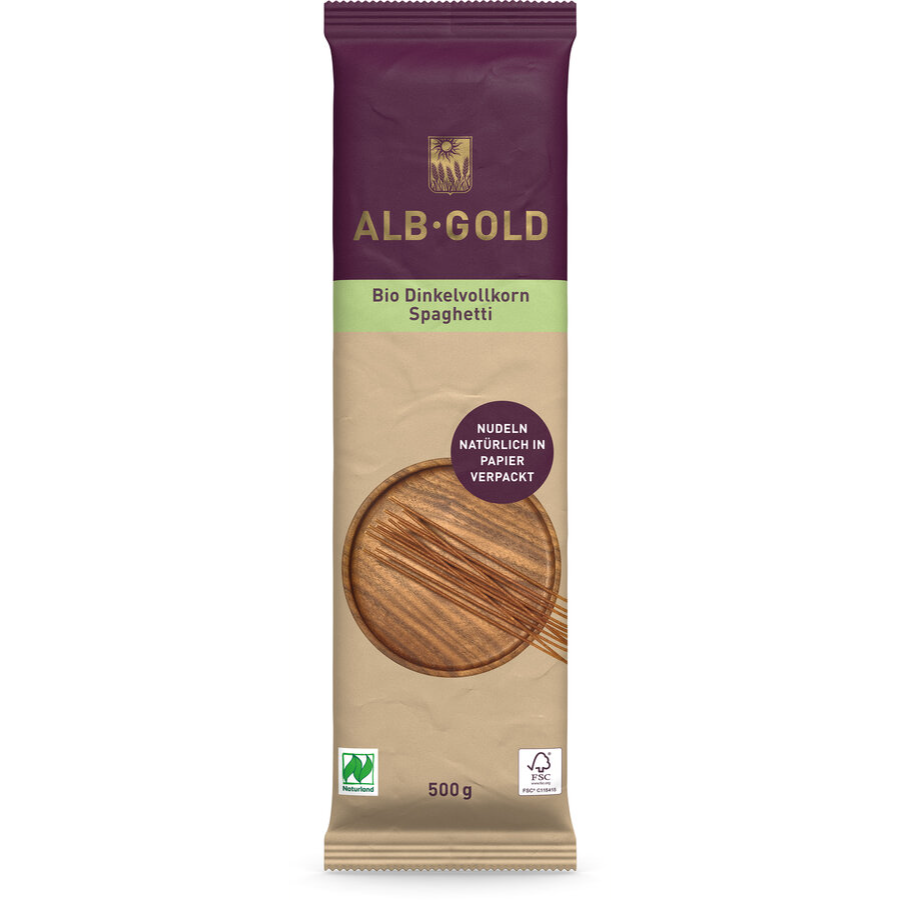 Bio Dinkel-Vollkorn Spaghetti