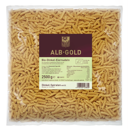 Bio Dinkel Spiralen, Vorratsgröße 2,5 kg