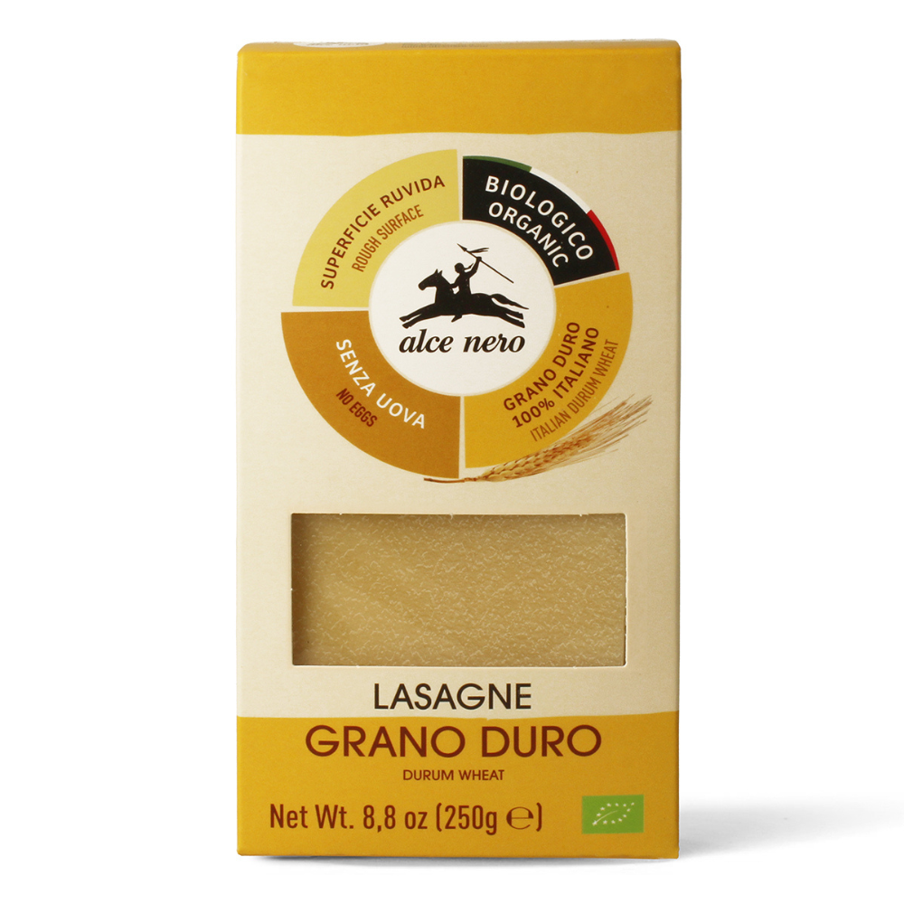 Lasagnes De Semoule De Blé Dur Bio