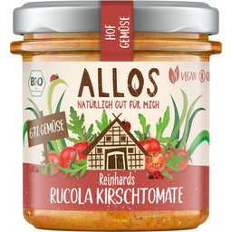 Bio Brotaufstrich Hof-Gemüse Reinhards Rucola Kirschtomate