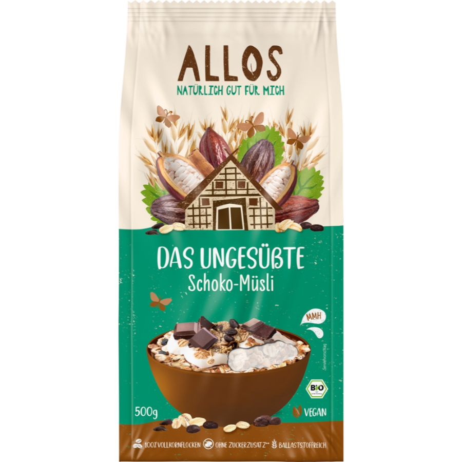 Bio Das Ungesüßte Schoko Müsli