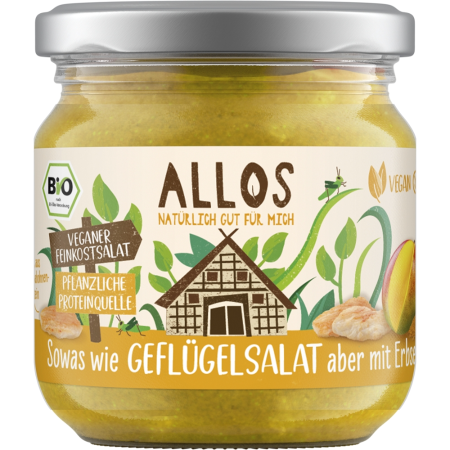 Bio Feinkostsalat wie Geflügel