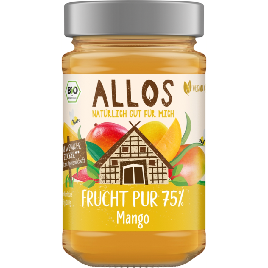 Bio Frucht Pur 75% Aufstrich Mango