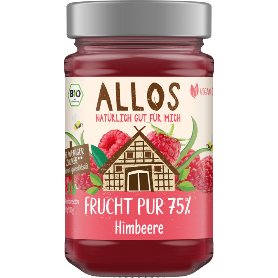 Bio Frucht Pur 75% Himbeere