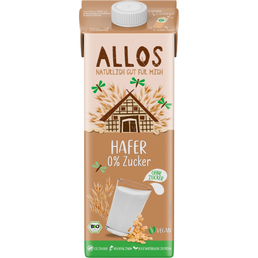 Bio Haferdrink zuckerfrei