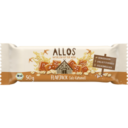 Bio Müsliriegel Flapjack Hafer Salz-Karamell