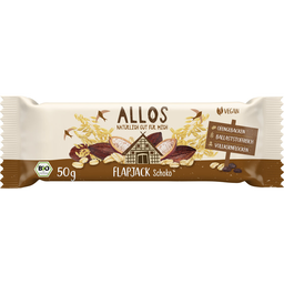 Bio Müsliriegel Flapjack Hafer Schoko