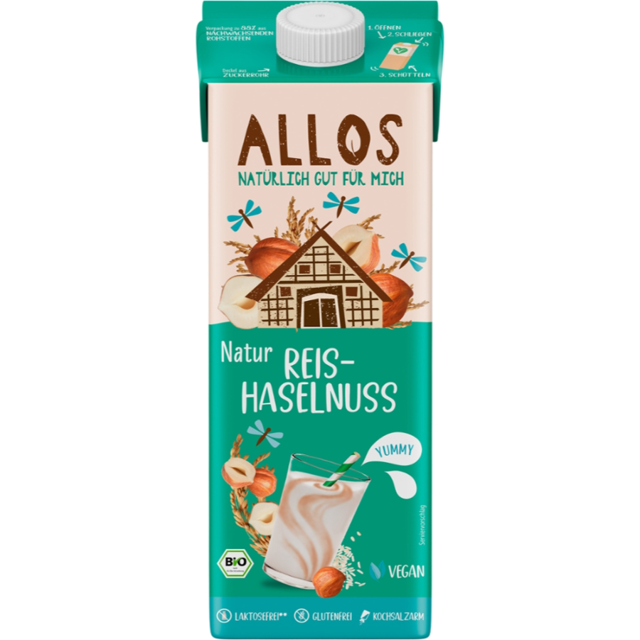 Bio Reis-Haselnussdrink