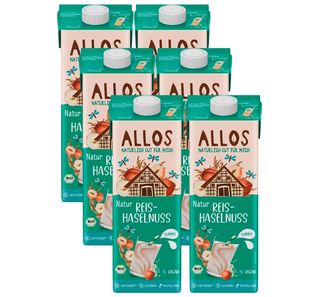 Bio Reis-Haselnussdrink, Karton 6 Stk.