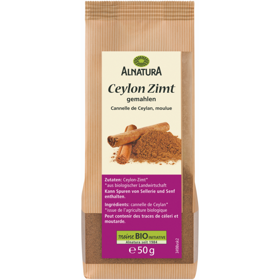 Bio Ceylon Zimt gemahlen