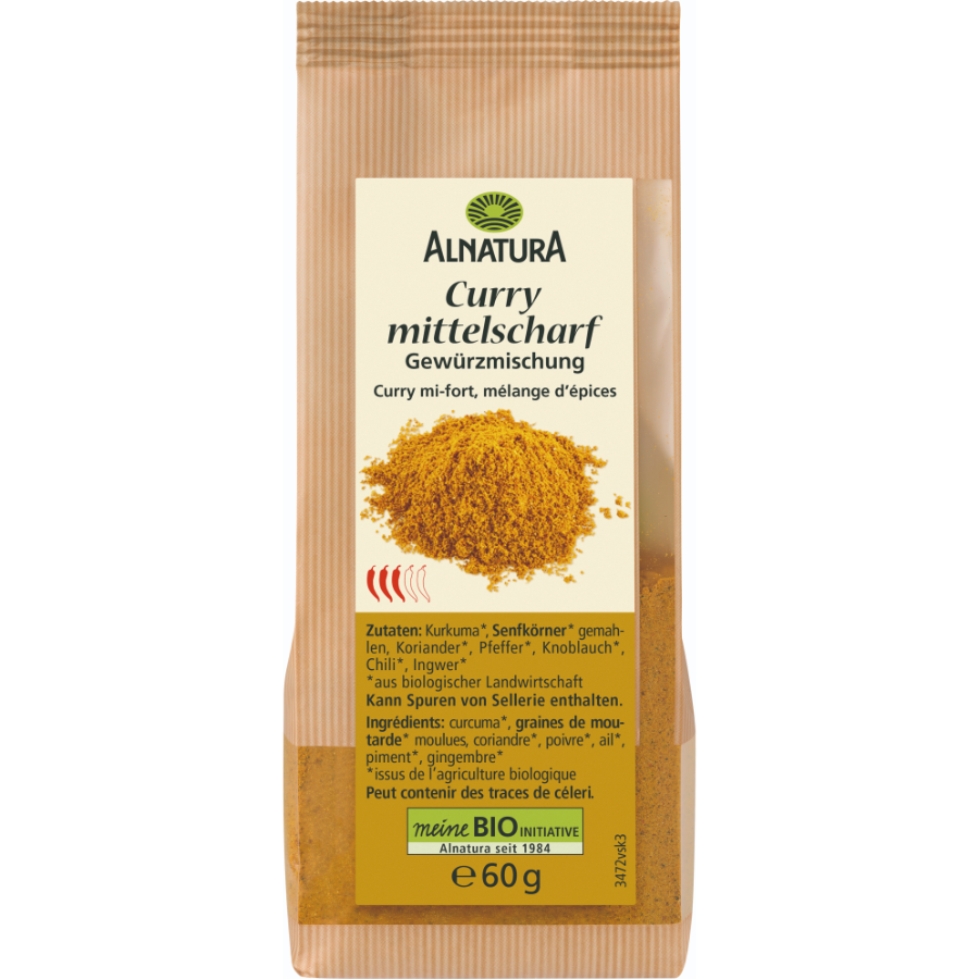 Bio Curry mild-mittelscharf