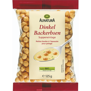 Bio Dinkel Backerbsen