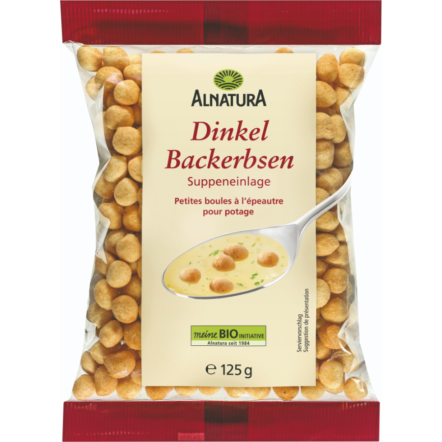Bio Dinkel Backerbsen