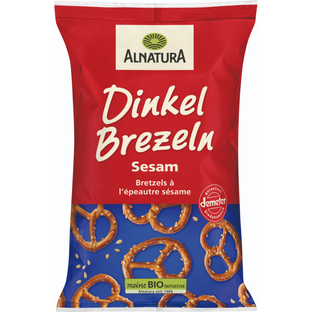 Bio Dinkel Brezeln Sesam, demeter