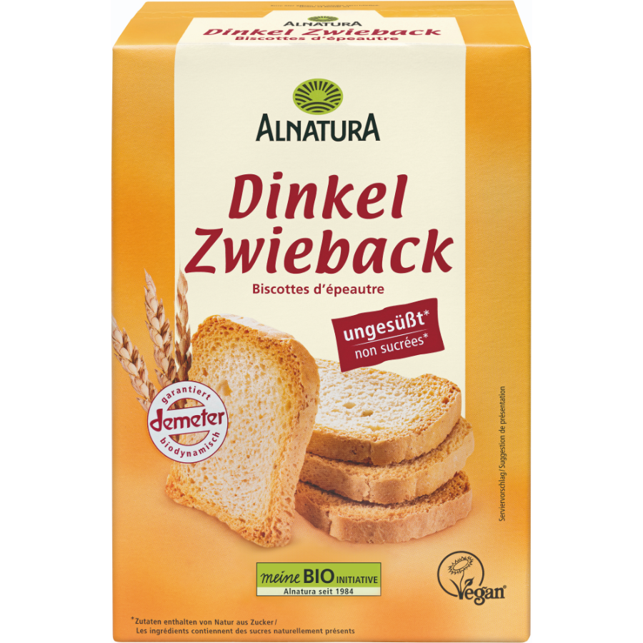 Bio Dinkelzwieback, demeter
