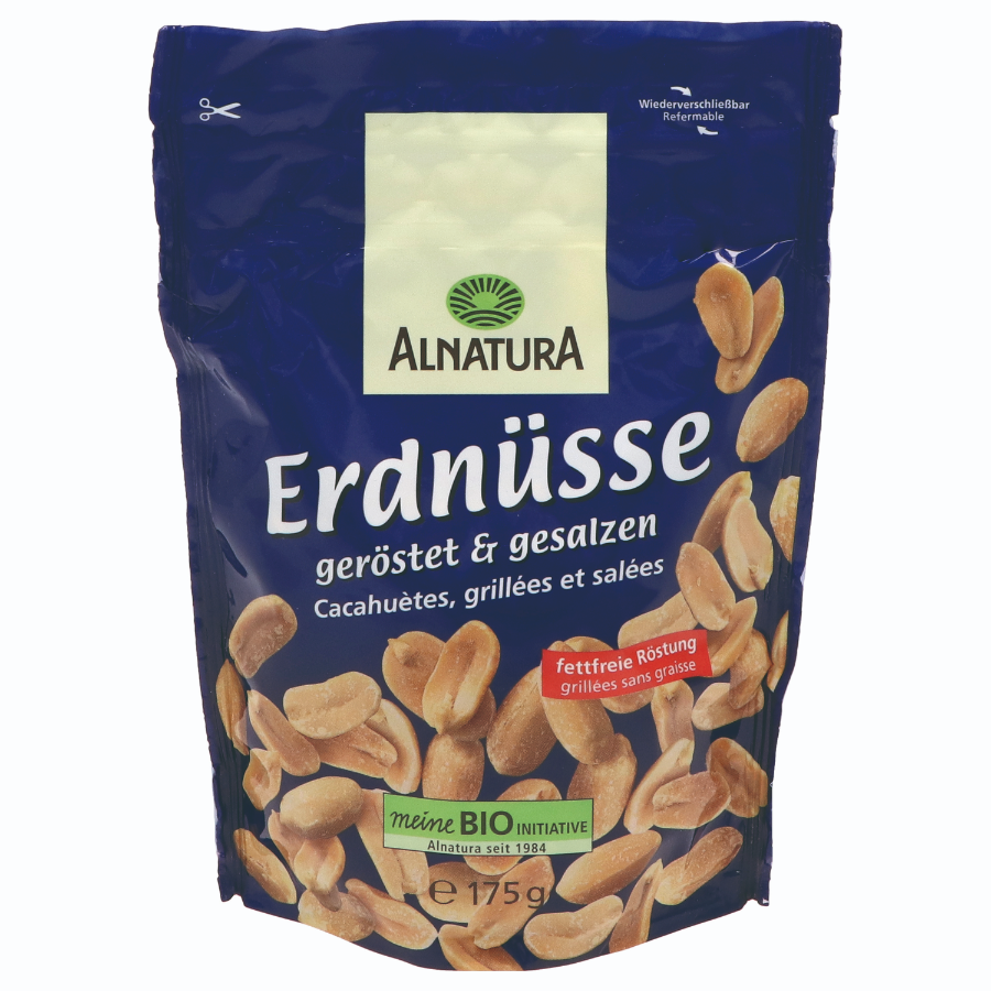 Bio Erdnüsse geröstet & gesalzen