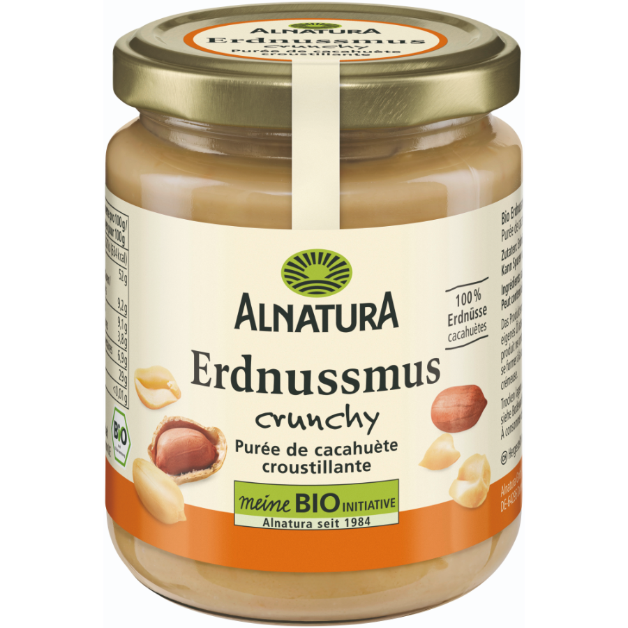Bio Erdnussmus crunchy