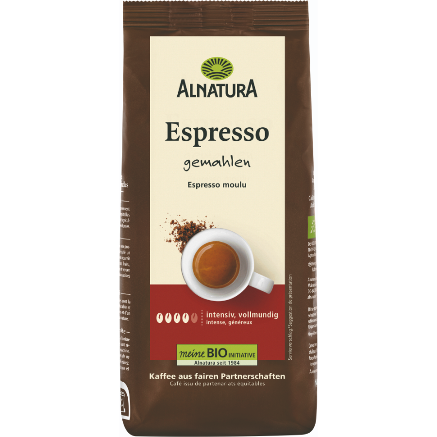 Bio Espresso, gemahlen