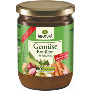 Bio Gemüsebouillon ohne Hefezusatz
