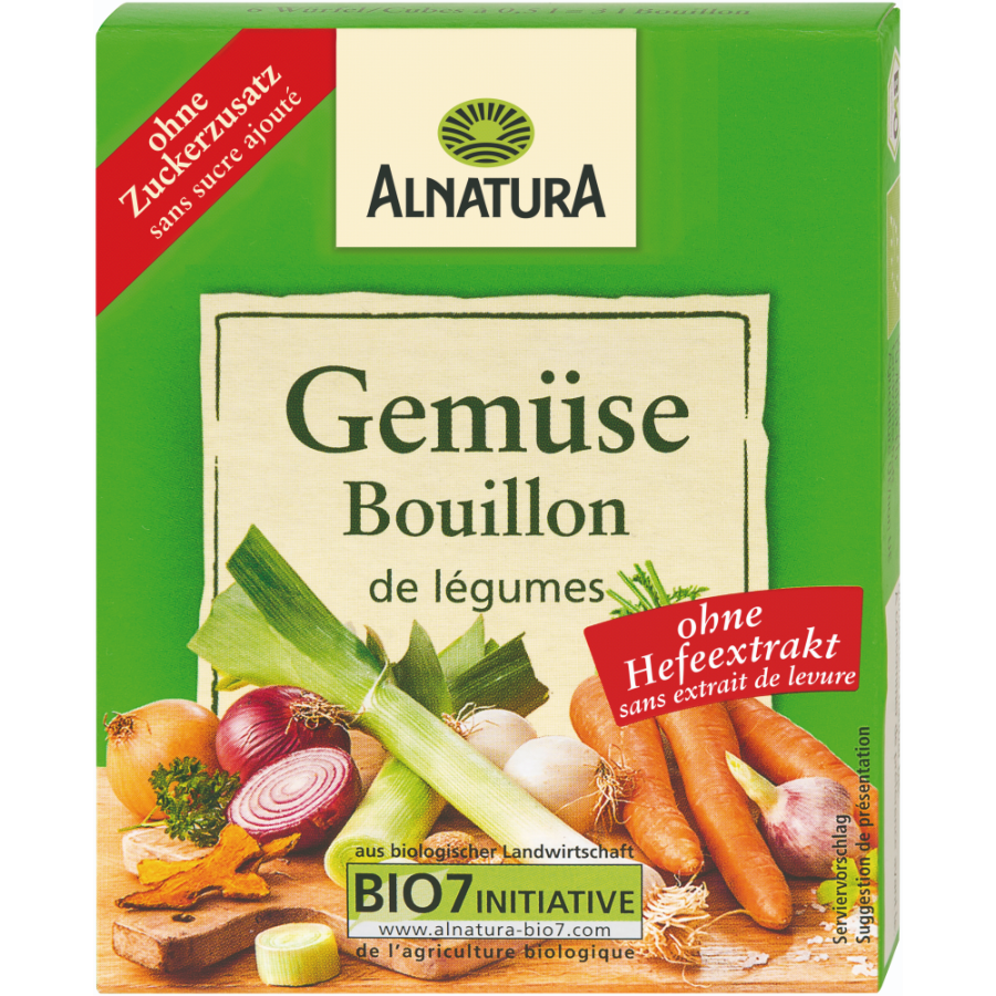 Bio Gemüsebouillon Würfel