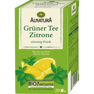 Bio Grüner Tee Zitrone, Beutel