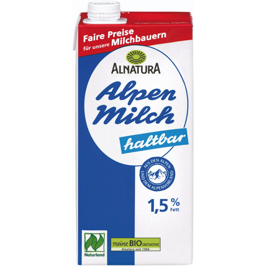 Bio H-Alpenmilch 1,5%