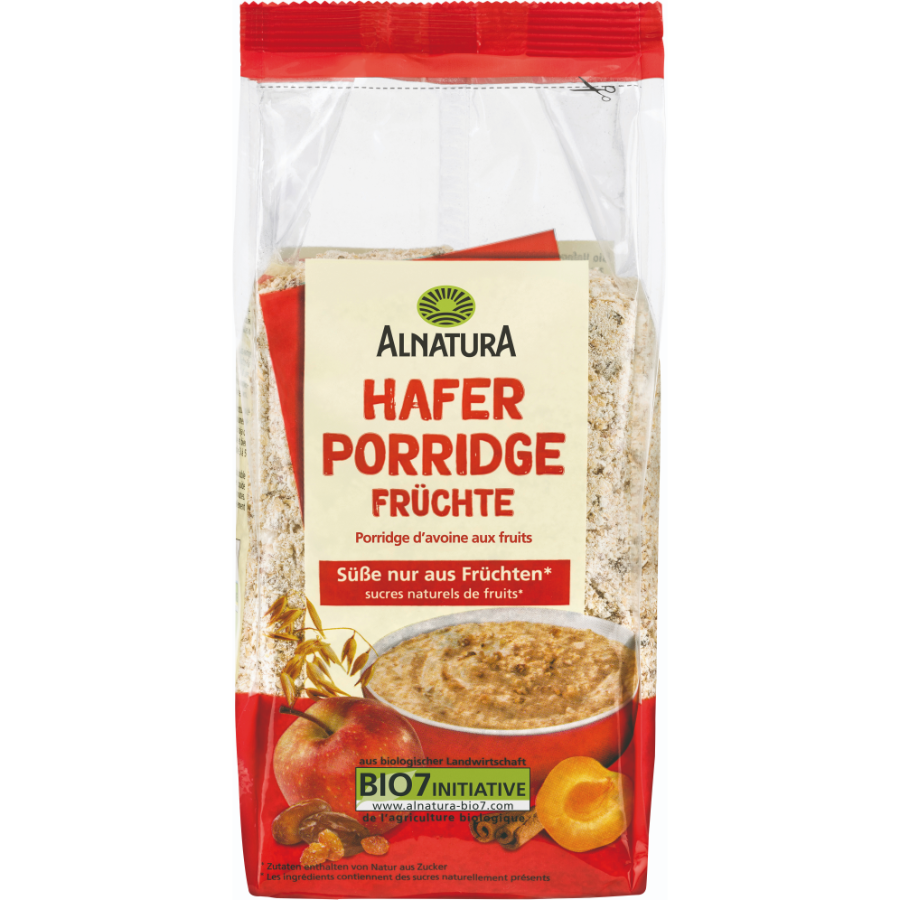 Bio Hafer Porridge Früchte