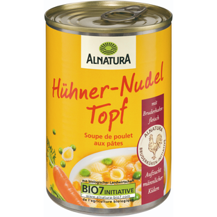 Bio Hühner-Nudeltopf