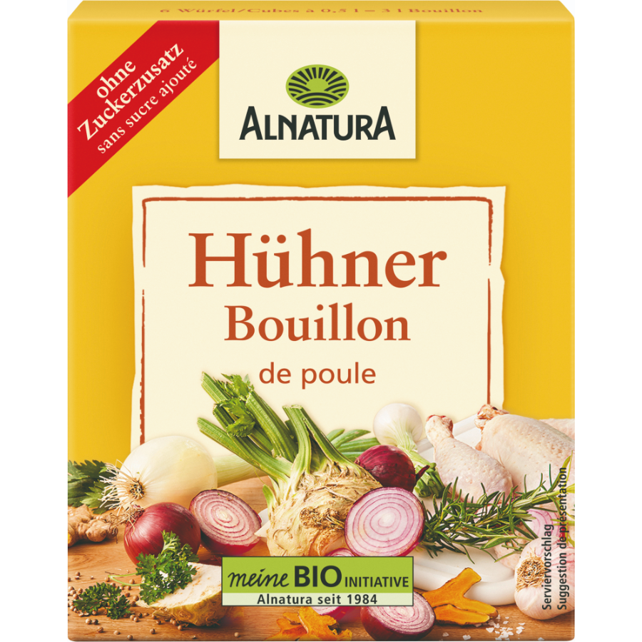 Bio Hühnerbouillon Würfel