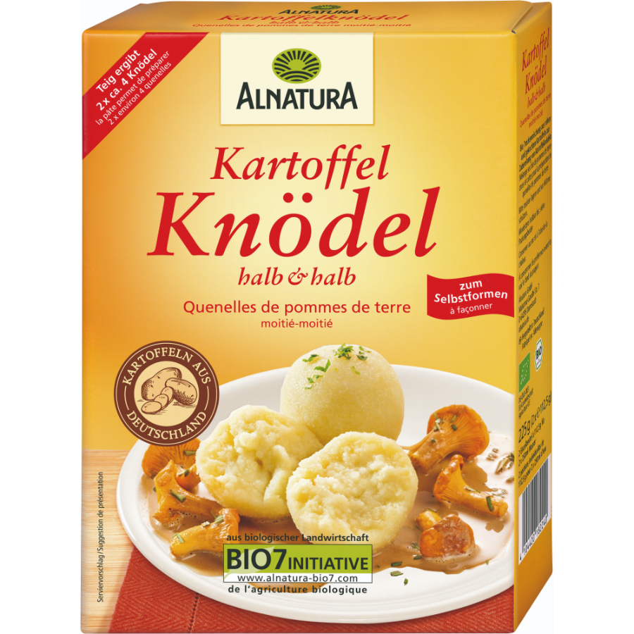 Bio Kartoffelknödel halb & halb