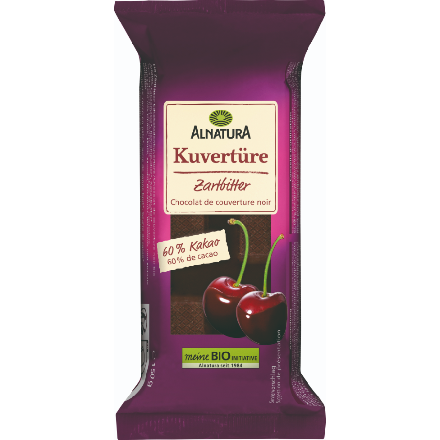 Bio Kuvertüre Zartbitter