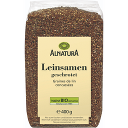 Bio Leinsamen geschrotet