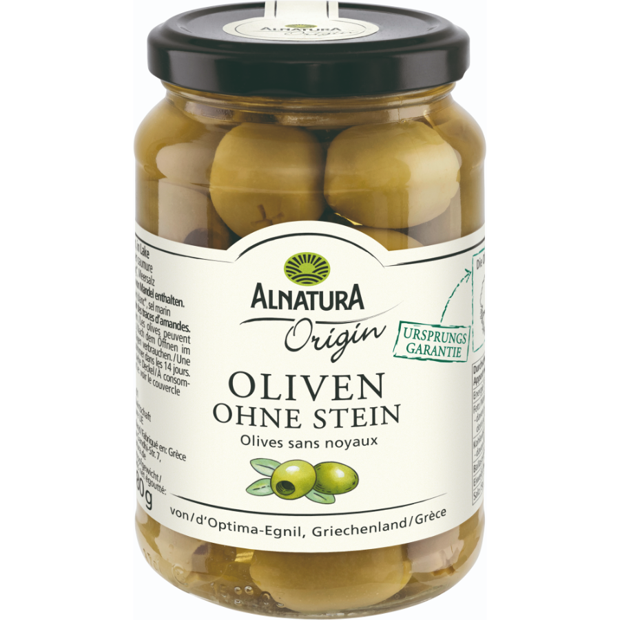 Bio Oliven grün, entsteint