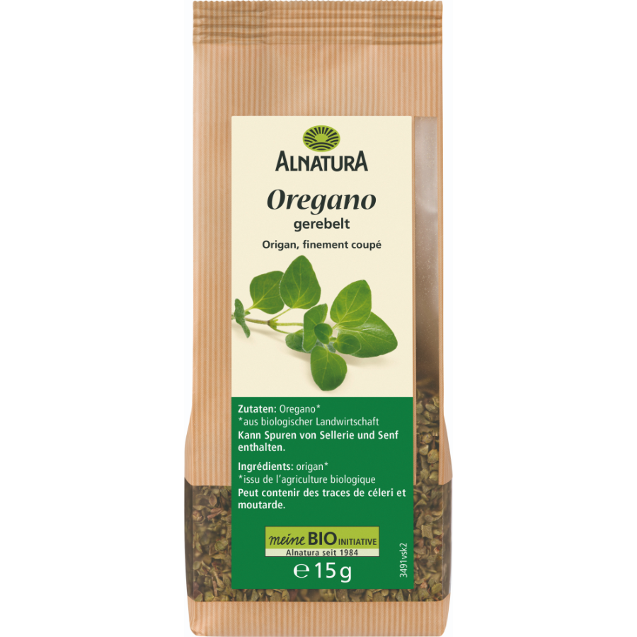 Bio Oregano gerebelt