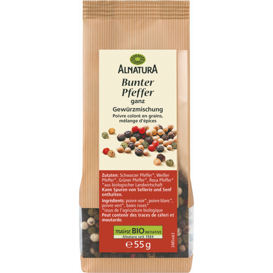 Bio Pfeffer bunt