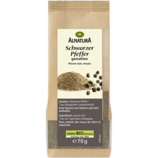 Bio Pfeffer schwarz gemahlen