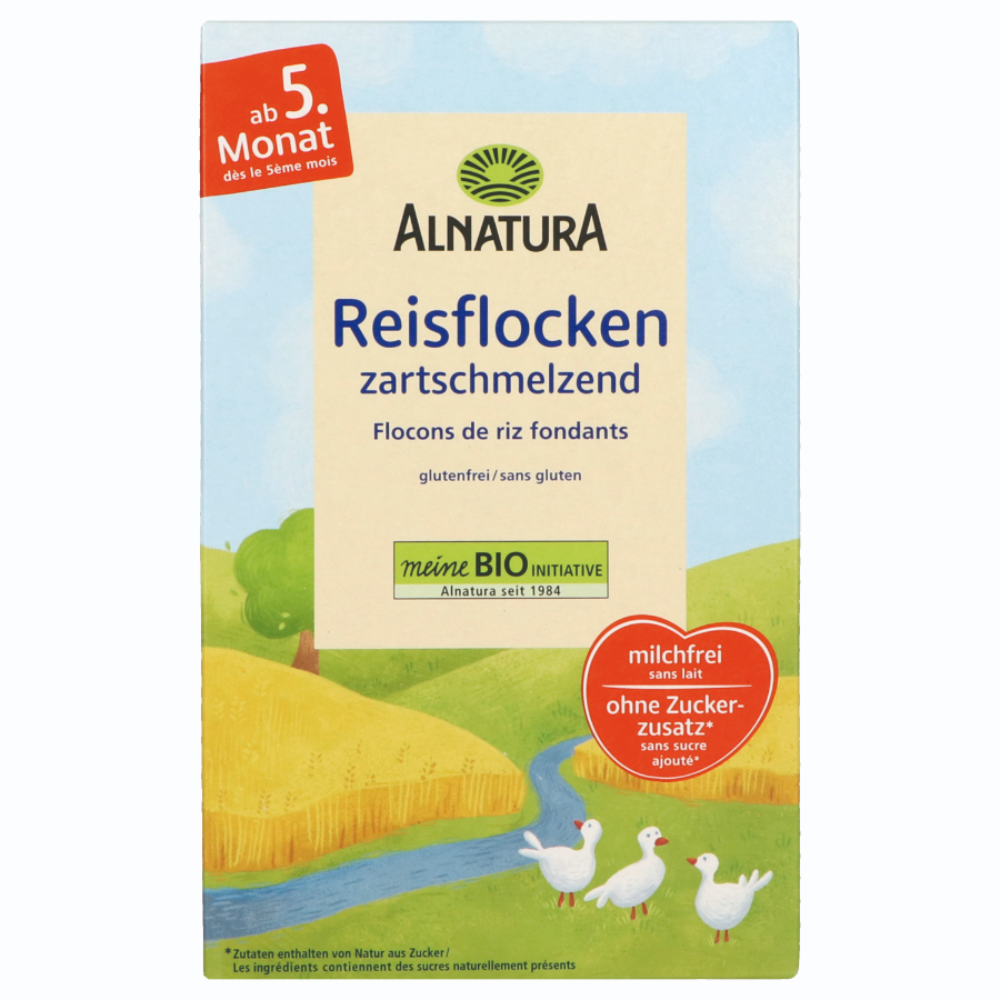 Bio Reisflocken-Brei