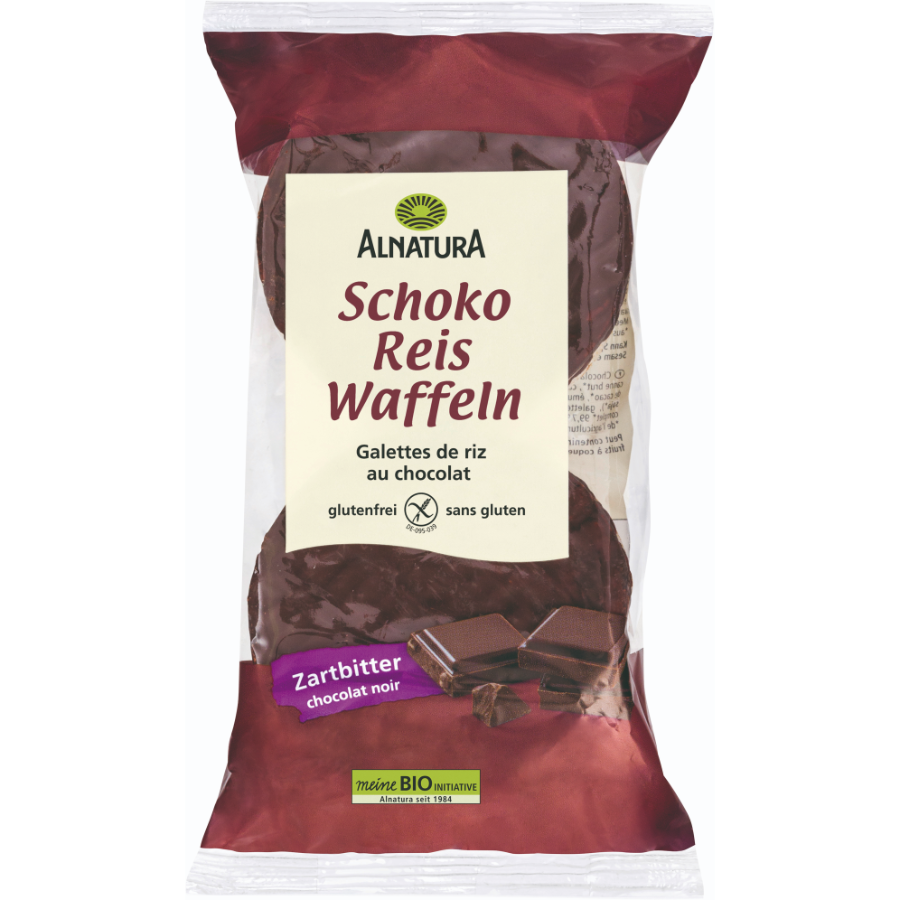 Bio Schokoreiswaffeln Zartbitter