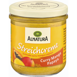 Bio Streichcreme Curry-Mango-Papaya