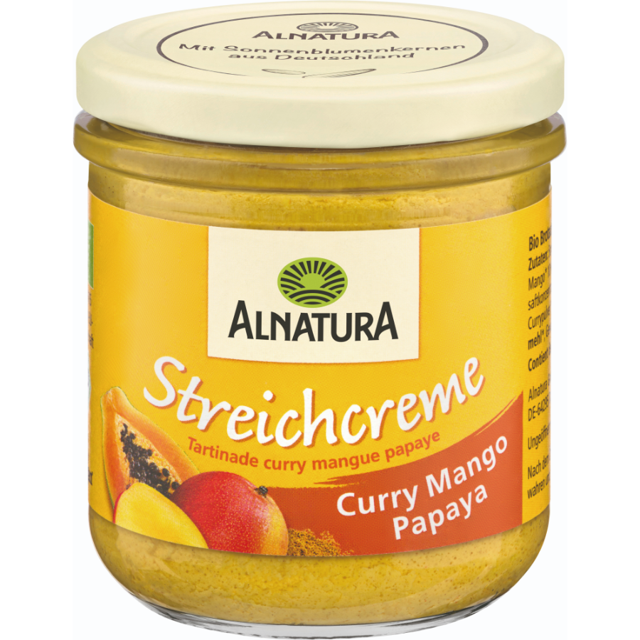 Bio Streichcreme Curry-Mango-Papaya