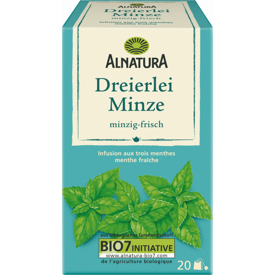 Bio Tee Dreierlei Minze, Beutel