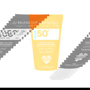 Crème solaire visage SPF50+ certifiée bio