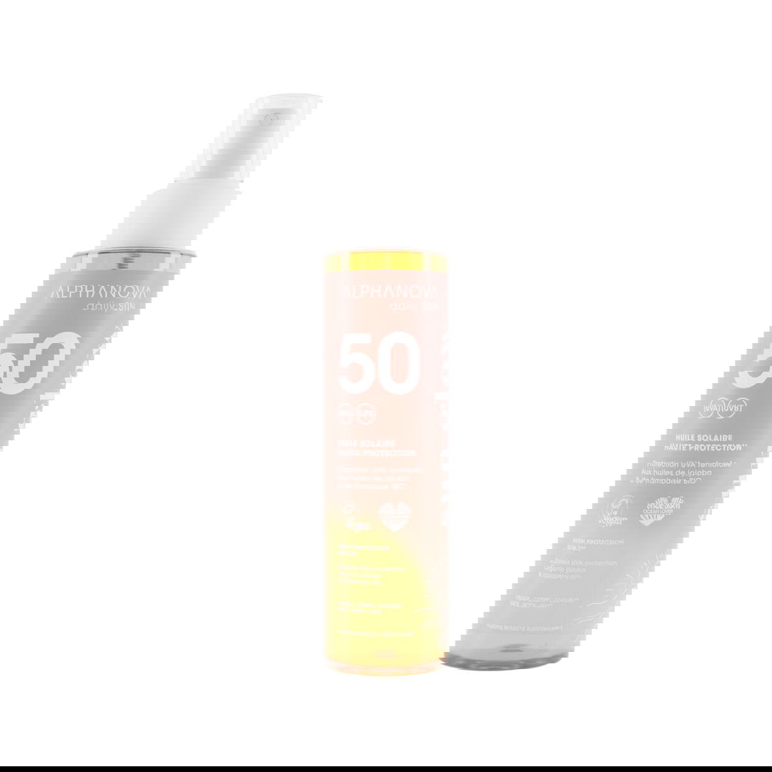 Huile solaire SPF50 daily sun - sun glow