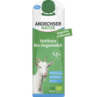 Bio Haltbare Ziegenmilch 1,5%