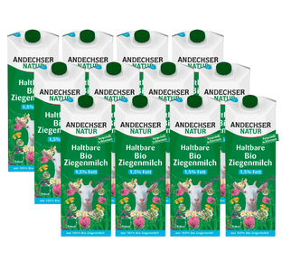 Bio H-Ziegenmilch 1,5%, Karton 12 Stk.