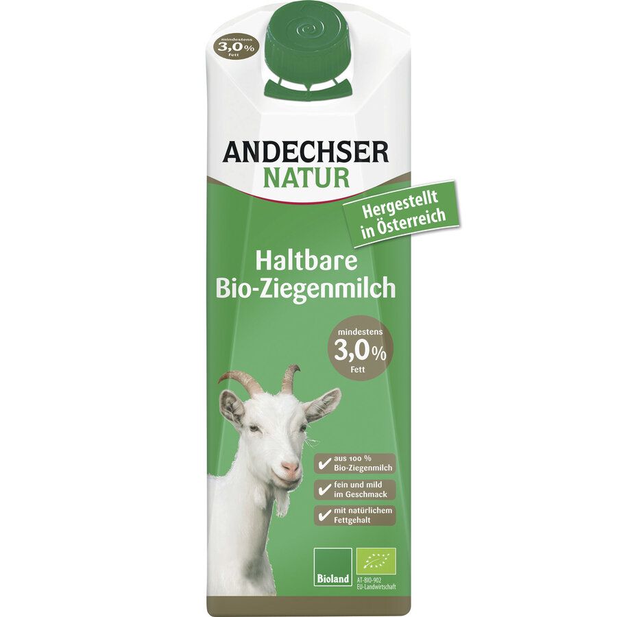 Bio Haltbare Ziegenmilch
